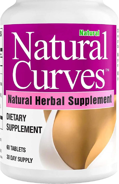 Natural Breast Enhancement Pills for Women & Men, Fast Acting Vegan Formula for Fuller Breasts, 60 Capsules