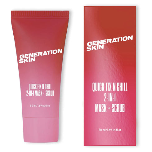 Quick Fix N Chill Face Mask + Scrub - With Kaolin Clay, Facial Scrub