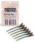 Kitsch Professional Alligator Clips for Hair Styling, 3.5" Aluminum Hair Sectioning Clips, Rust-Free, 6 Pcs