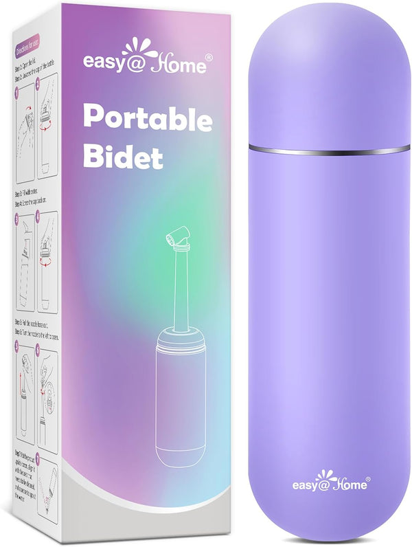 Portable Peri Bottle for Postpartum Care - Easy@Home Handheld Bidet for Personal Hygiene, 380ml Leakproof Design