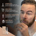 Ontaki Curved and Rounded Men's Facial Hair Scissors - Safe for Mustache, Nose Hair, Beard, Eyebrows, Ears