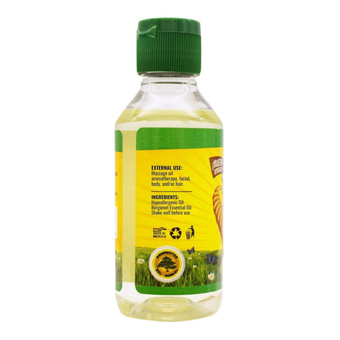 Natural Bergamot Oil 120 Ml by Del Roble – Helps Growth of Beard and Mustache