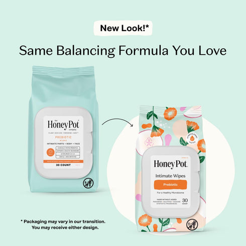 The Honey Pot Company - Prebiotic Wash & Wipe Bundle