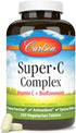 Carlson Super-C Complex Vitamin C + Bioflavonoids for Immune Function & Optimal Wellness (250 Vegetarian Tablets)