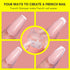 Makartt 12 PCS French Nail Art Stamper Kit - 2 PCS Jelly Nail Stamper, 4 PCS Silicone Heads, 6 Sheets Nail Guide