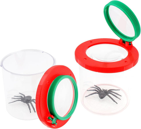 Smgda 2 Pieces Magnifying Insect Box, Insert Bug Viewer, Bug Magnifier Container, Critter