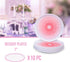 Silver Spoons BLUSH DESSERT PLATES, Ocean Ripples Design, Lava Collection, 7” - 10 PC
