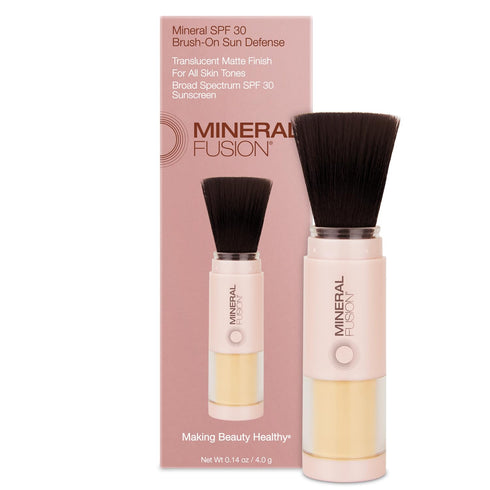 Mineral Fusion Brush-On Sun Defense - SPF 30, UVA and UVB Protection, 0.14 Ounce (Pack of 1)