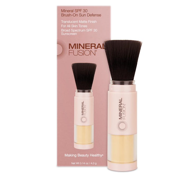 Mineral Fusion Brush-On Sun Defense - SPF 30, UVA and UVB Protection, 0.14 Ounce (Pack of 1)