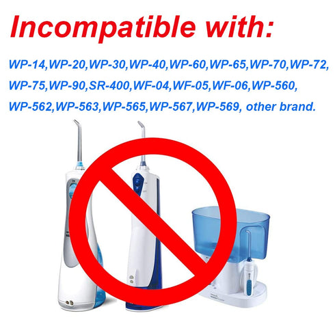 Flosser Replacement Tips Compatible with Waterpik – Replacement Heads for Water Flosser & Dental Irrigator