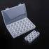 Hakeeta 28 Pill Organizer - Medicine Organizer - Vitamin Organizer - Plastic - Clear - Slots - Adjustable Jewelry