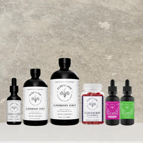 Immune Immune Immunity 8.5 Oz Elderlane Elderberry Syrup Elderberry Shots - Support Supplement for Kids & Adults