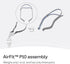 P10 Resmed AirFit Headgear with Clip - Replacement CPAP Headgear - Frame System & Nasal Pillows Cushion Not Included