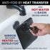 MIRRORVANA Fogless Shower Mirror for Shaving, 8" x 7", with Upgraded Suction & Dual Anti Fog Design, Shatterproof