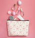Pink Coquette Bow Aesthetic Makeup Cosmetic Bag, Cute Trendy Preppy Makeup Pouch, Gifts for Preppy Stuff