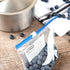 Restaurantware Bag Tek 1 Pint Freezer Slider Bags - 25 Disposable Zipper Pouch Bags for Food Storage