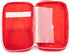 Red First Aid Bag, Empty Travel Rescue Pouch for Medicine Storage, Emergency Bag for Car Home Office