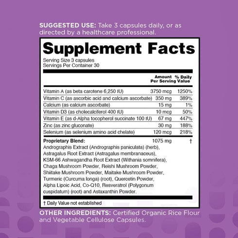 nbpure Immune+ Daily Immune System Supplement Boost - 90 Count, Immunity Supplement