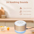 Monerr 24 8 Setting 3.93) Solid Wood White Noise Sound Machine for Baby Adults Kids Sleep Sound Machine with Soothing
