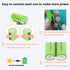 AA Ni-Cd 1.2V 2/3AA 600mAh Rechargeable Battery, 6pcs Green