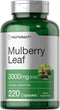 Horbaach 3000mg Mulberry Leaf Extract Capsules, 220 Count, Non-GMO Gluten Free Herbal Supplement