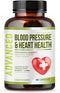 Heart Health Blood Pressure Support Supplement with Hawthorn Berry & Hibiscus for Healthy Hypertension