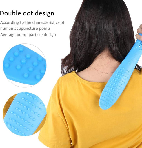 Hammer 2Pcs Set 35x6x2.5cm 428g Meridian Pat Massage Health Stick Lightweight Elastic Body Care Therapy Tool