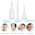 Nikou Vacuum Glass Tube - 3Pcs Glass Pipes Kit for Removal Face Cleanser Beauty Machine Accessories Removing Tool Set