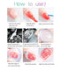 Major Dijit Nail Stamping Polish Gel, 8ML Nail Art UV Gel Polish for Nail Stamp Plate, 12 Colors