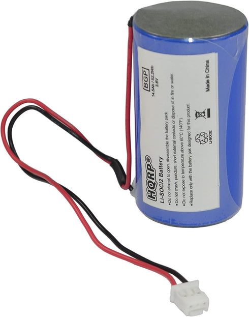 HQRP 3.6V Lithium Thionyl Chloride D-Size Battery Compatible with ALEXOR Wireless Outdoor Siren WT4911BATT ADT