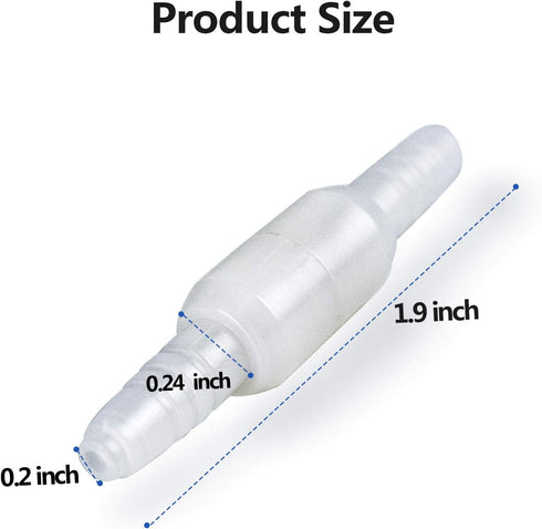 5 Packs Swivel Connector for Oxygen Tubing, Oxygen Tubing Connector, Avoid Tangling of Tube