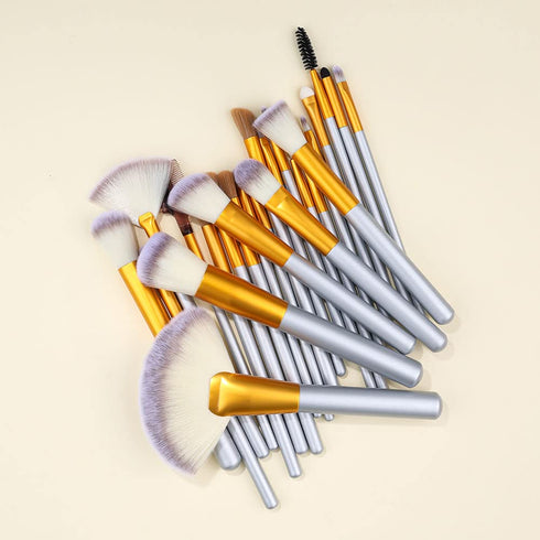 VANDER 24pcs Premium Makeup Brush Set, Cosmetic Brushes for Foundation, Blending, Blush, Cruelty-Free (Cosmetic bag not