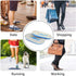 SQHT Heel Lift for Achilles Tendonitis and Leg Length Discrepancy, Shoe Inserts for Men and Women (Blue&Beige, Small)