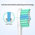 Ipetboom 6 C-40 Pcs Electric Toothbrush Heads Sonic Electric Head Replacement Compatible with Toothbrush - White