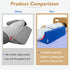 Support23.6" Bed Wedge Pillow for Sleeping Seniors Incline Triangle Pillow Adults Post Surgery Back Support Bedsore
