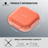 Daily Pill Organizer with 4 Compartments, Portable Travel Case for Vitamins, Cod Liver Oil, Compact Medicine Organizer