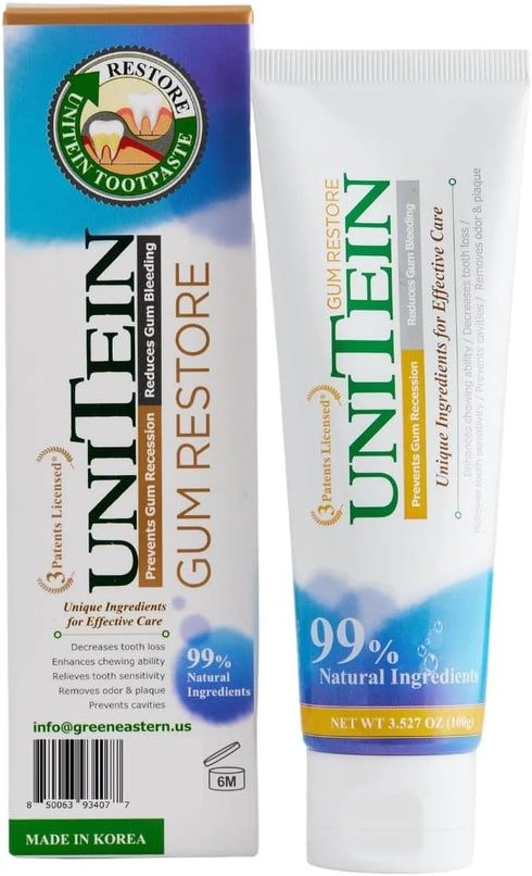 Gum Restore Toothpaste, Improves and Protects Damaged Gums, Plant-Based Formula, 99% Natural Ingredients