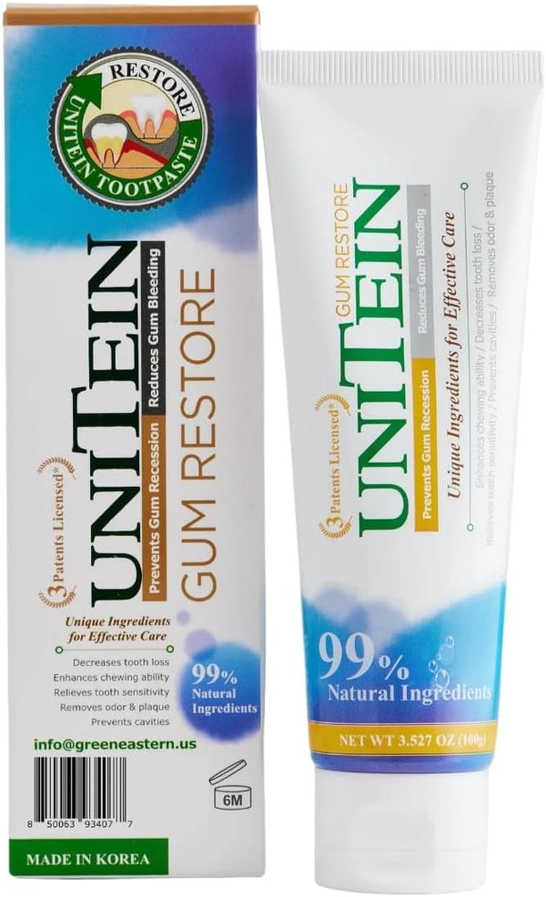 Gum Restore Toothpaste, Improves and Protects Damaged Gums, Plant-Based Formula, 99% Natural Ingredients