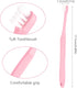 2 Pieces Tuft Toothbrush, Small Head End Tapered for Interdental Nursing, Soft Tiny Toothbrush (Blue + Green)