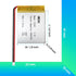 103241 Battery Compatible for Multiple Devices, 103241 Replacement Batteries with PH 2.54 JST Connector