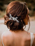 Unicra Bride Wedding Crystal Hair Pins, Bridal Hair Accessories for Women and Girls, Silver