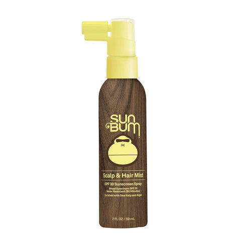 Sun Bum Original SPF 30 Sunscreen Scalp and Hair Mist - Vegan, Broad Spectrum UVA/UVB Spray, 2 OZ