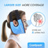 Wisdom Teeth Ice Pack Head Wrap with Ear Hole Design, Reusable Gel Hot Cold Therapy Face Pack for TMJ Pain Relief