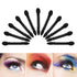 Professional Double Head Eyeshadow Brushes, 50 Pcs Disposable Dual Sides Sponge Makeup Applicator, Black