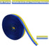 WANDIC 20 Yards Down Syndrome Awareness Satin Ribbon, Yellow & Blue Ribbon World Down Syndrome Day Ribbon for Gift Wrapping, Brooch Making