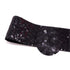 Sequin Black Cheer Bows, Caenagrion 12 PCS 7" Large Handmade Ponytail Holder for Cheerleaders