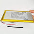 HXJNLDC 3.7V 8200mah 7565121 3.7-5V 2-Wire DC Rechargeable Lithium Polymer Replacement Battery for DIY Electronic