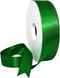 Morex Ribbon Double Face Satin Ribbon 7/8" X 50 YD Emerald for Gift Wrapping, Birthday Cards, Wedding Gifts