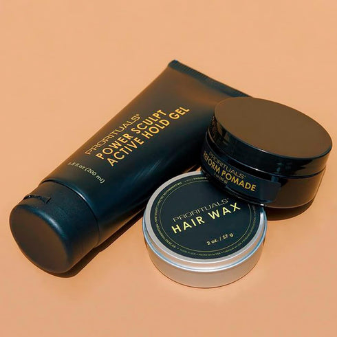 Prorituals Power Sculpt Active Hold Gel, Classic Light Hold Hair Pomade for Men, 6.8 Oz