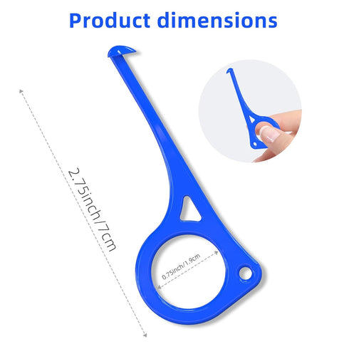 Aligner Removal Tool, 5 Invisible Braces Removal Tools for Dentures, Trays, Retainers, and Aligners (Dark Blue)